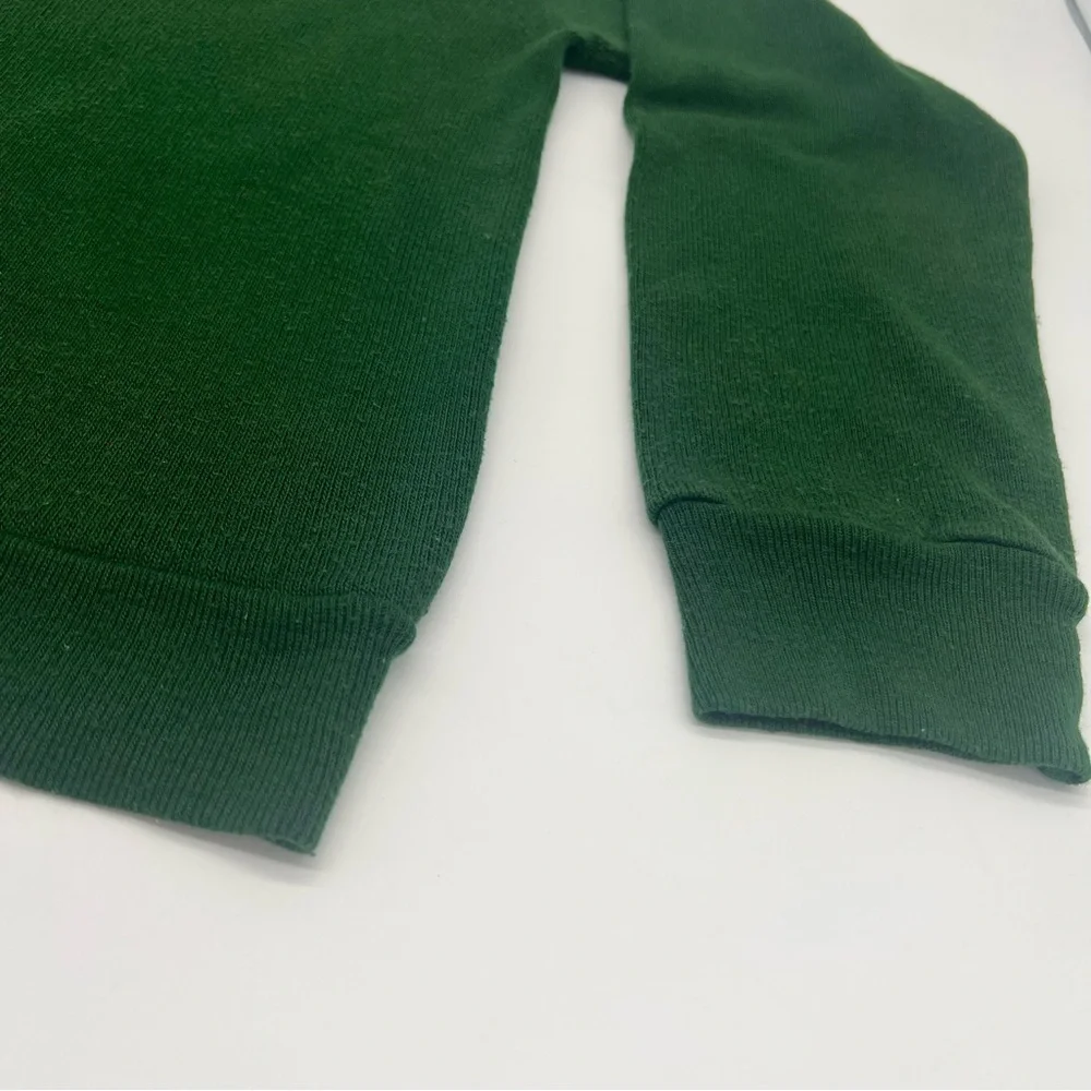 Vintage‎ Champion Michigan State Sweatshirt Medium Green V-Neck USA Made